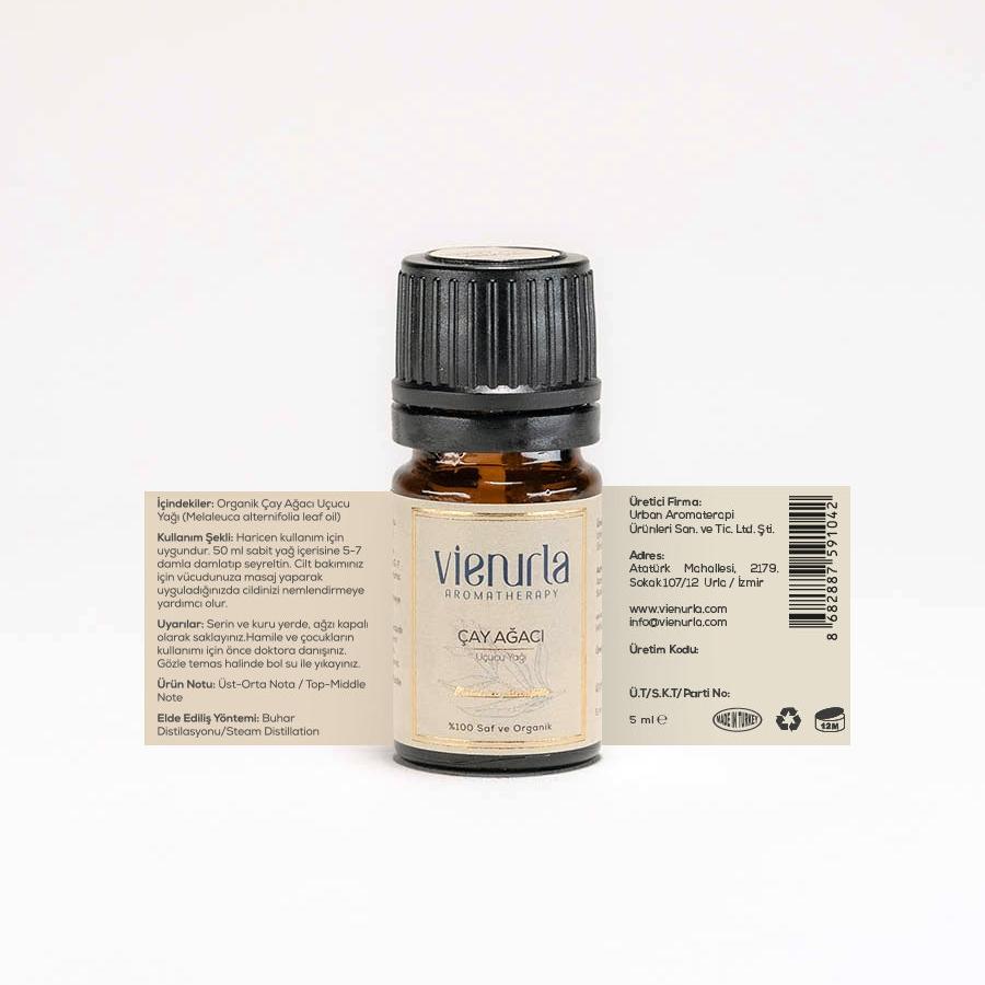 Vienurla Aromatherapy - Organik Çay Ağacı Uçucu Yağı 5ml