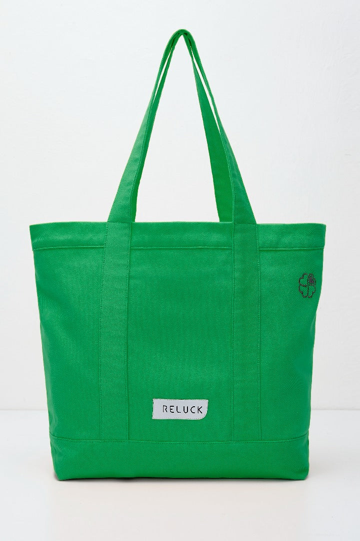 %100 RECYCLED DAILY TOTE BAG │ YEŞİL