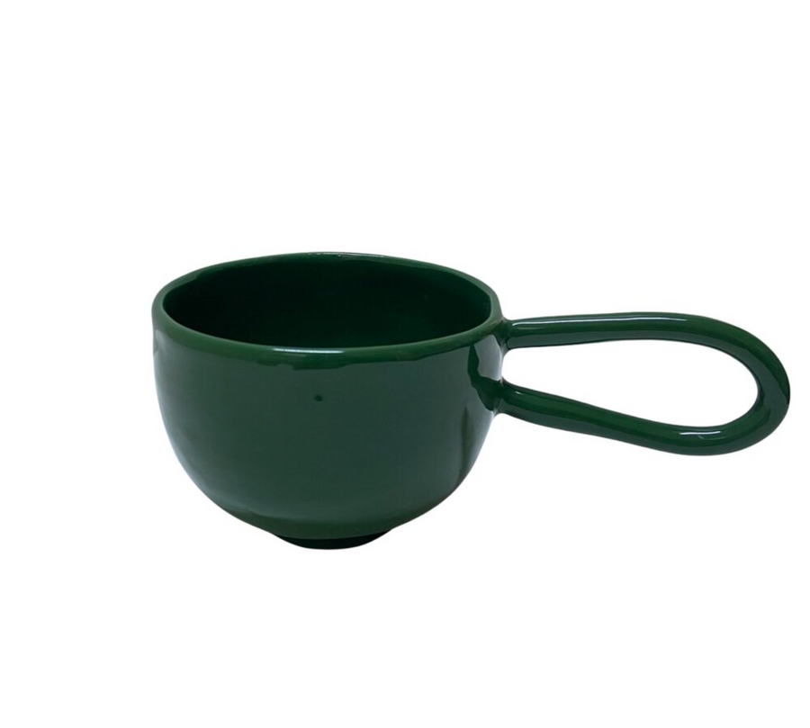 Uzun Kulplu Mug 250 ml Dark Green