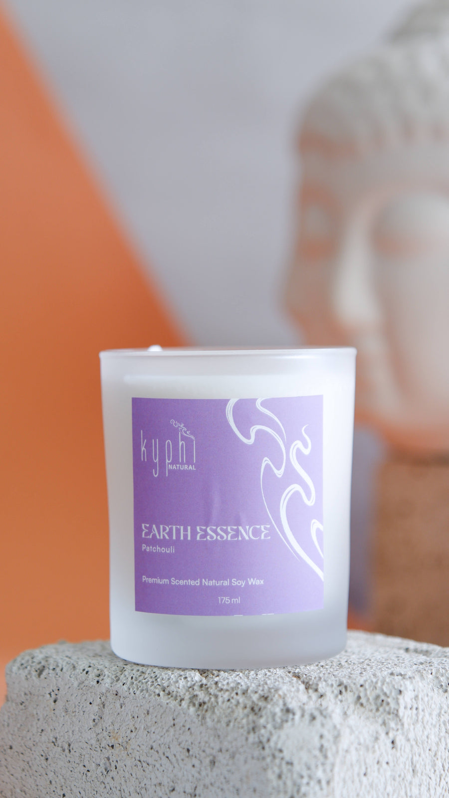 Earth Essence Candle - (Patchouli) Soya Wax Mum