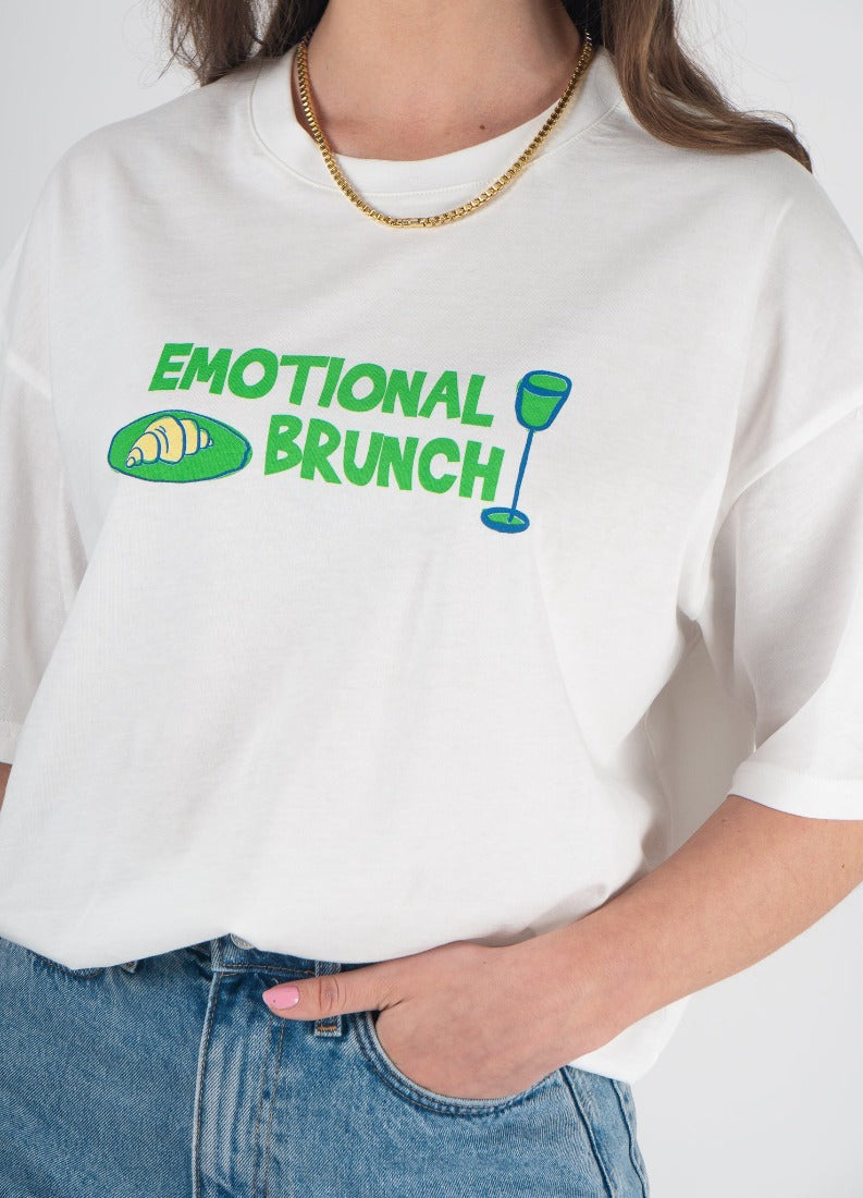 Emotional Brunch Oversize Tişört