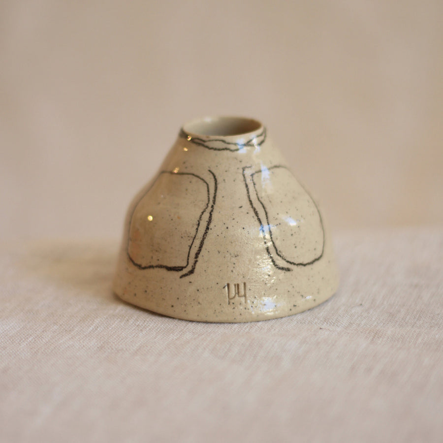 Nun Seramik Şamdan Mumluk