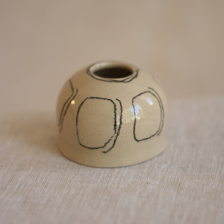 Nun Seramik Şamdan Mumluk