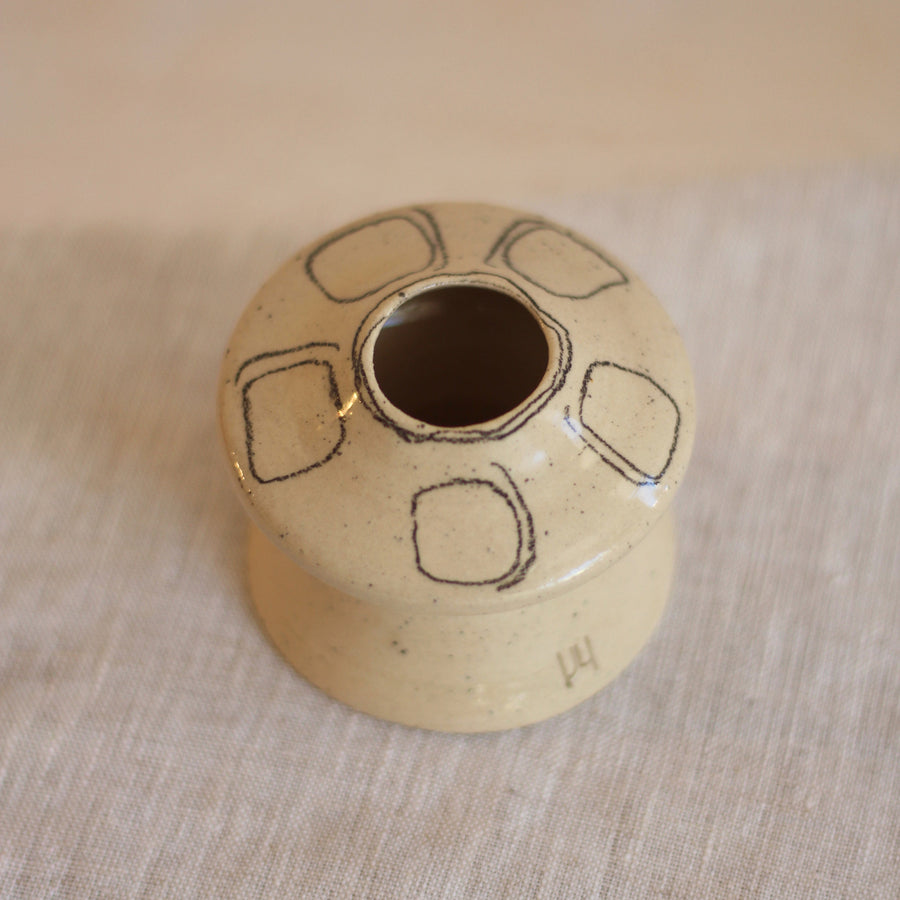 Nun Seramik Şamdan Mumluk