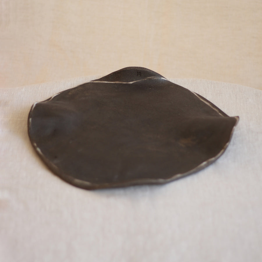 Seramik Inku Serisi Peynir Sunum Tabağı