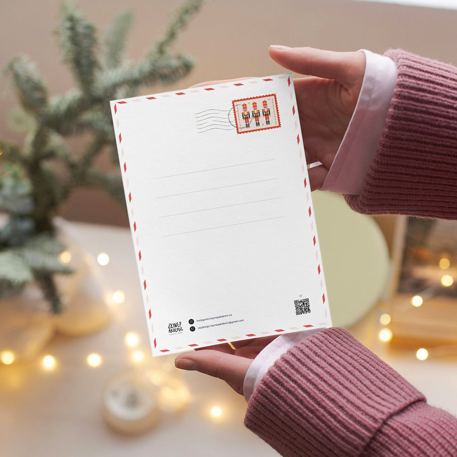 Yılbaşı Tebrik Kartı / Kartpostal / Kuşlar