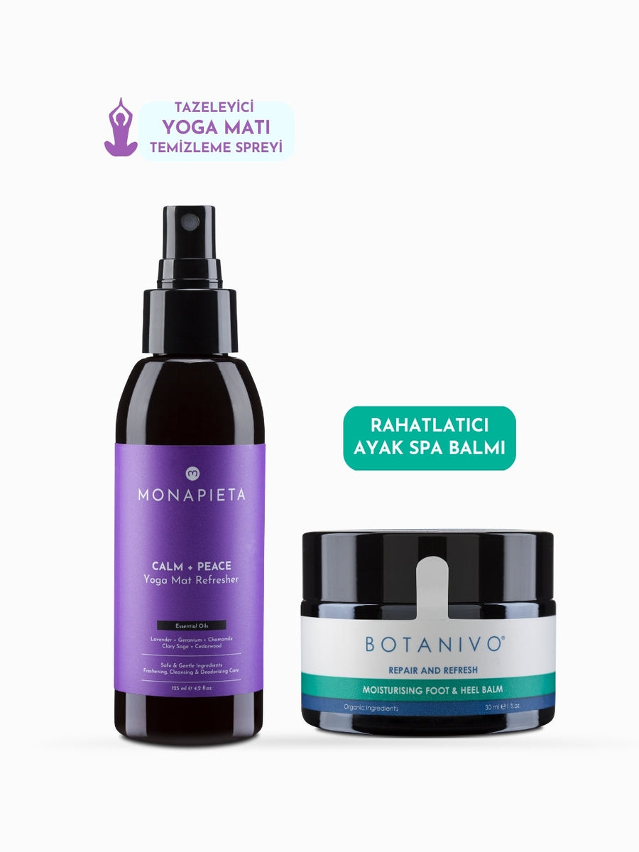 Yoga Namaste Seti | Yoga Matı Spreyi & Ayak SPA Balmı