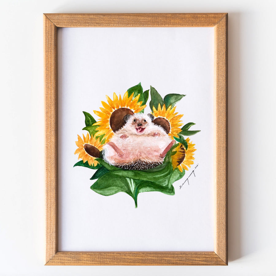 Mr. Hedgehog - Artprint