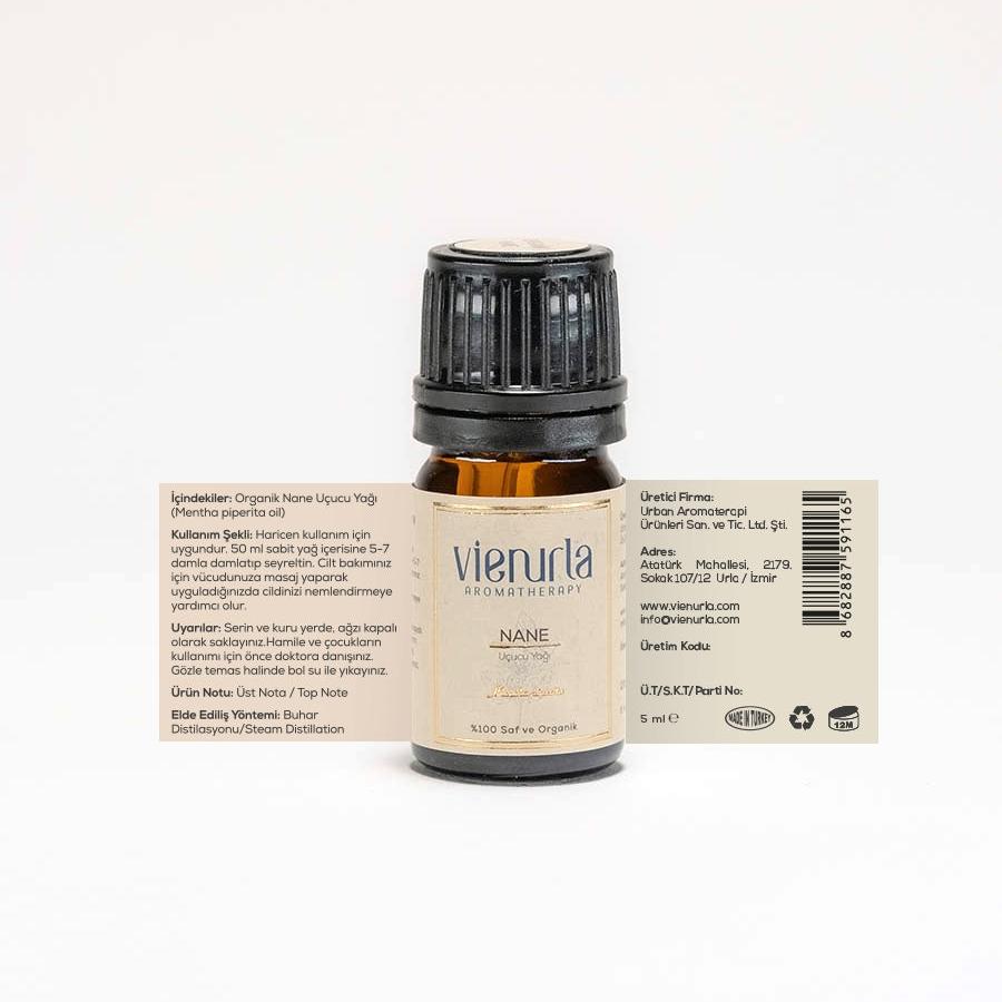 Vienurla Aromatherapy - Organik Nane Uçucu Yağı 5ml