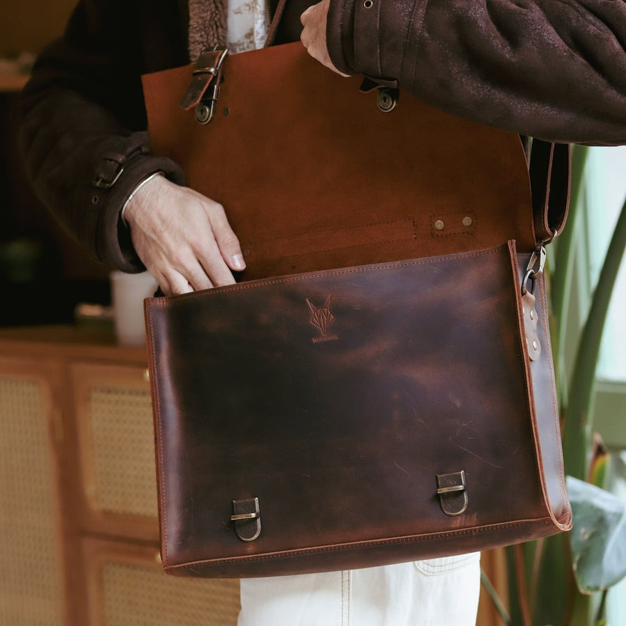 Messenger Bag XL - Kulp Detaylı