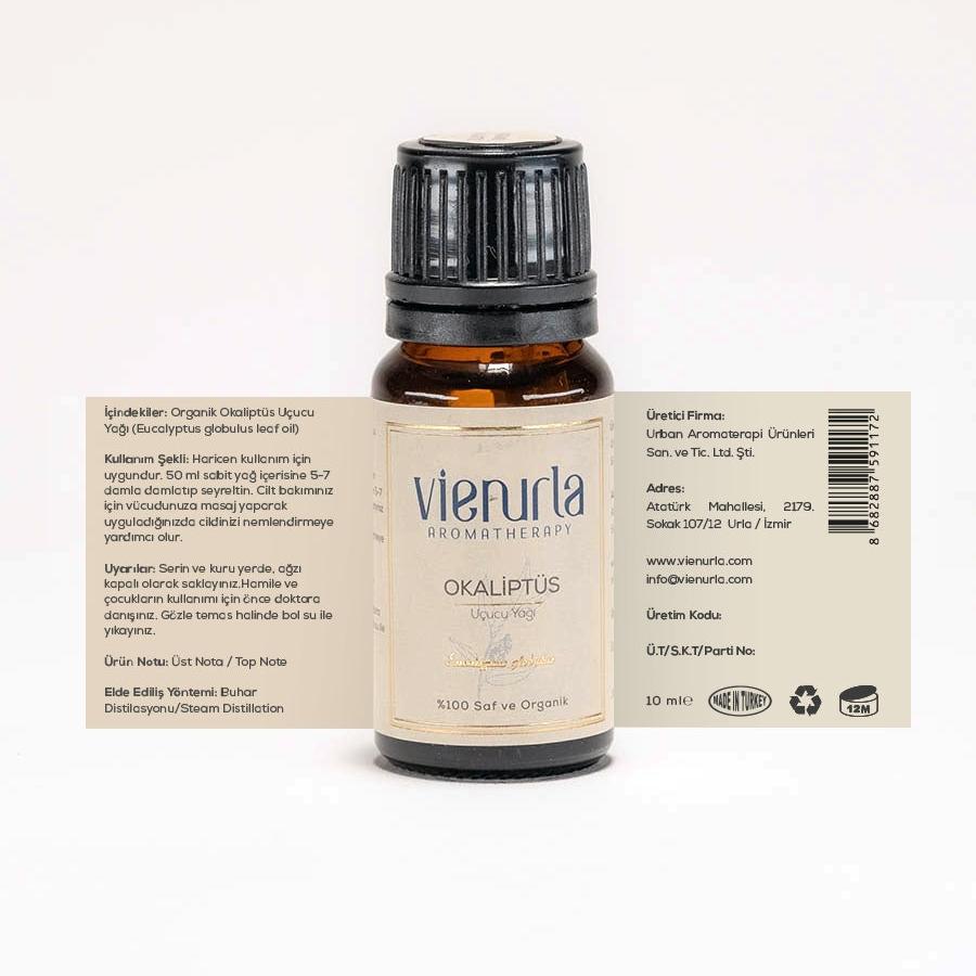 Vienurla Aromatherapy - Organik Okaliptüs Uçucu Yağı 10ml