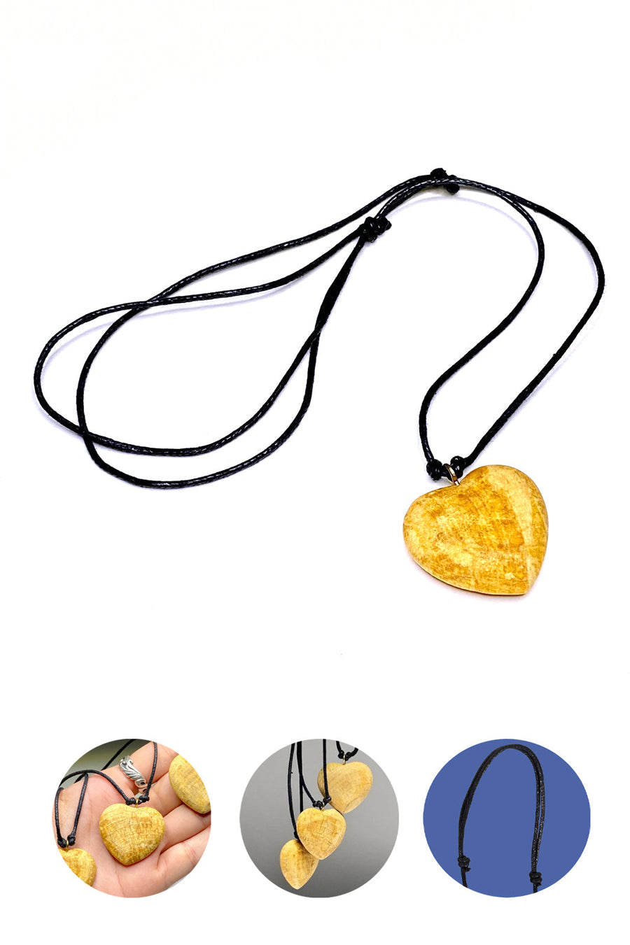 Sevgi Enerjisi: Palo Santo Kalp Kolye