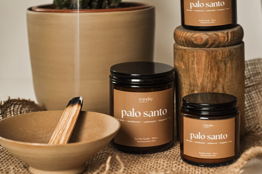 Palo Santo Soya Mumu - Mindre Amber Serisi - 100 cc