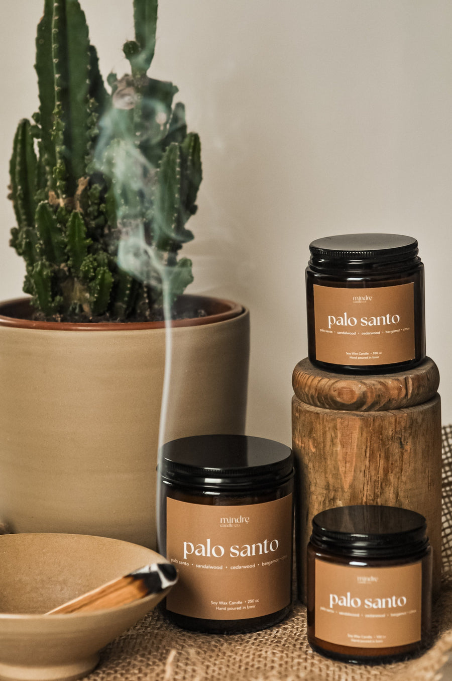 Palo Santo Soya Mumu - Mindre Amber Serisi - 100 cc