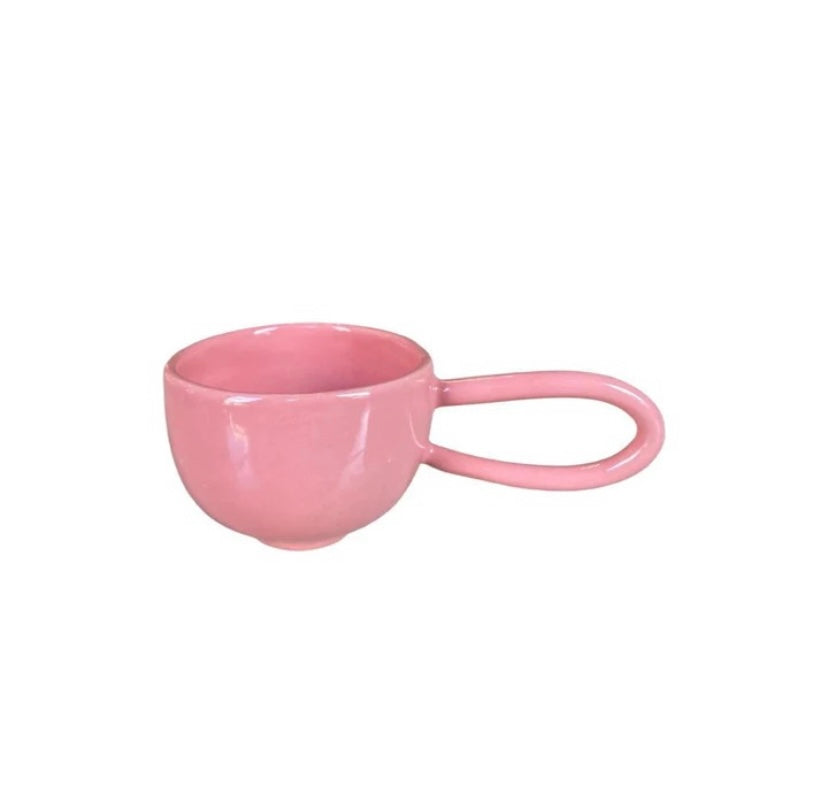 Uzun Kulplu Mug 250 ml Pink