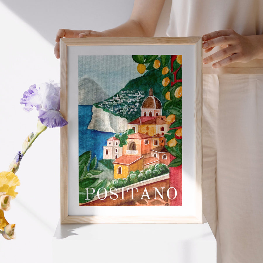 Positano - Artprint