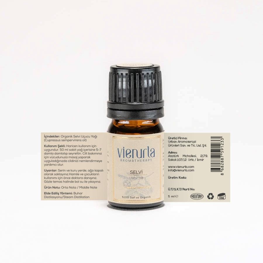 Vienurla Aromatherapy - Organik Selvi Uçucu Yağı 5ml