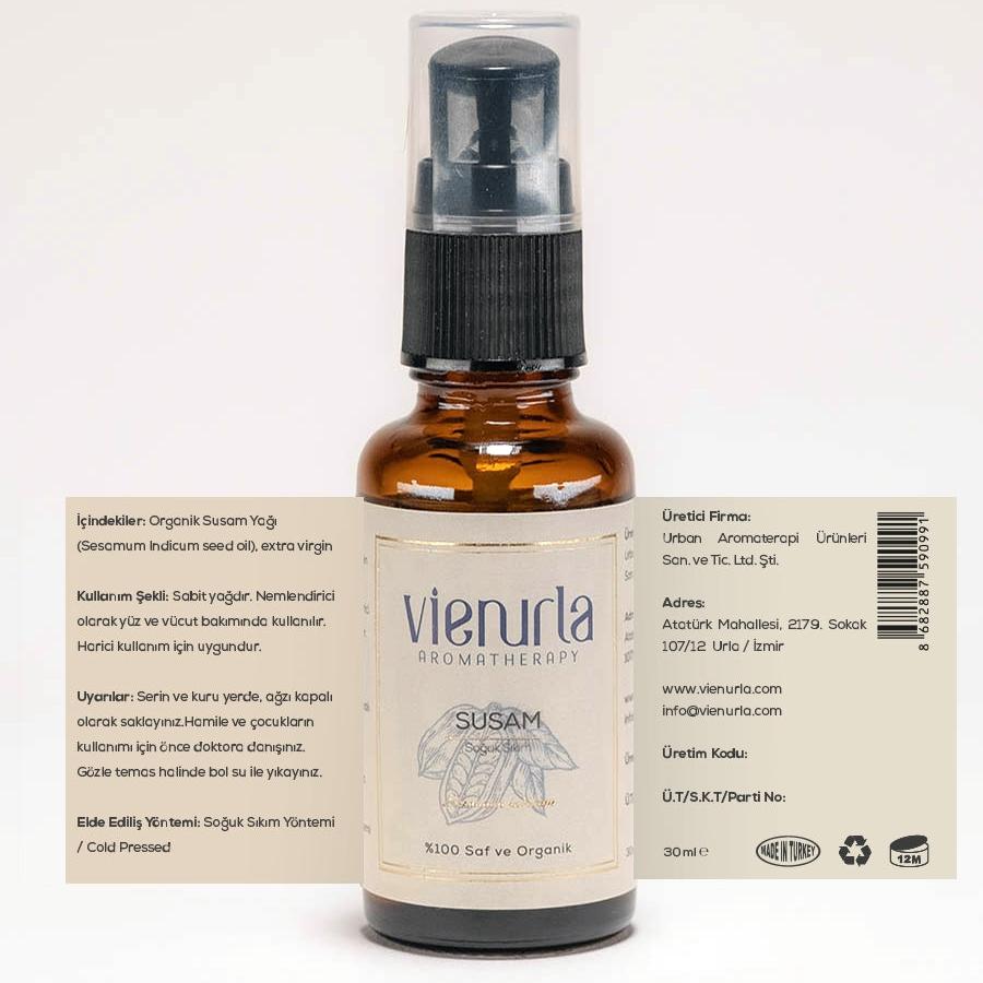 Vienurla Aromatherapy - Organik Susam Yağı 30ml