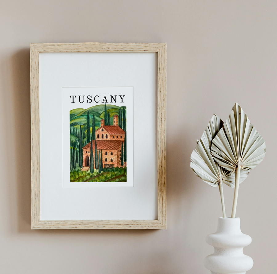 Tuscany Artprint - Black