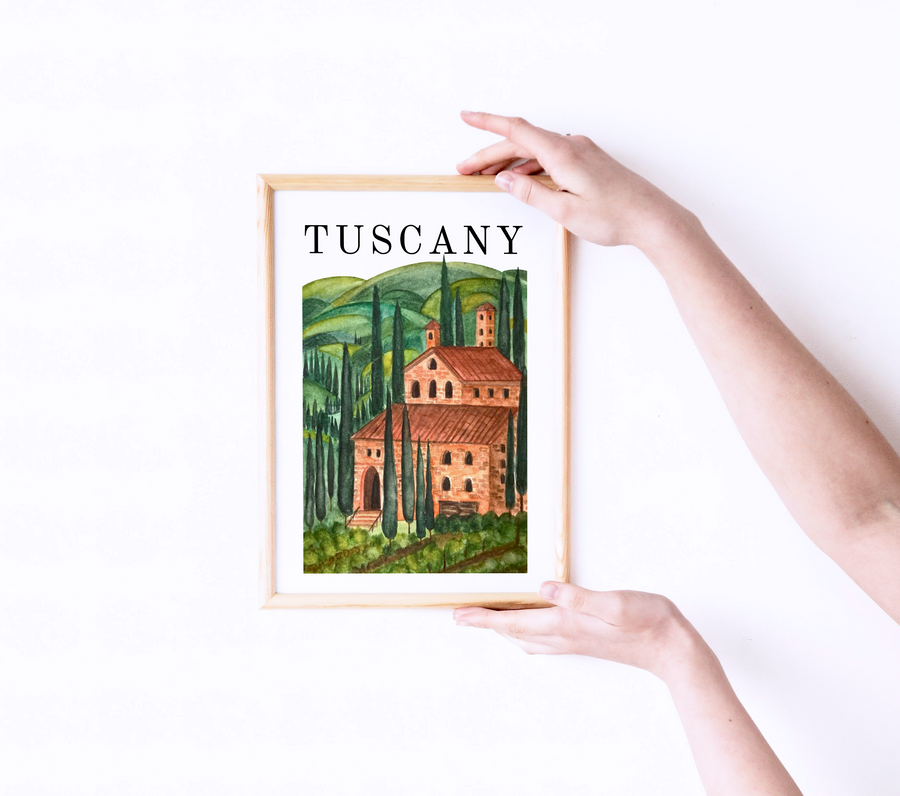 Tuscany Artprint - Black