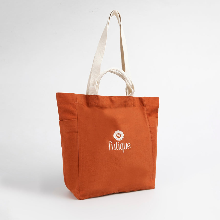 FULIQUE NEGRONI PLEASE Baskılı Bez Çanta