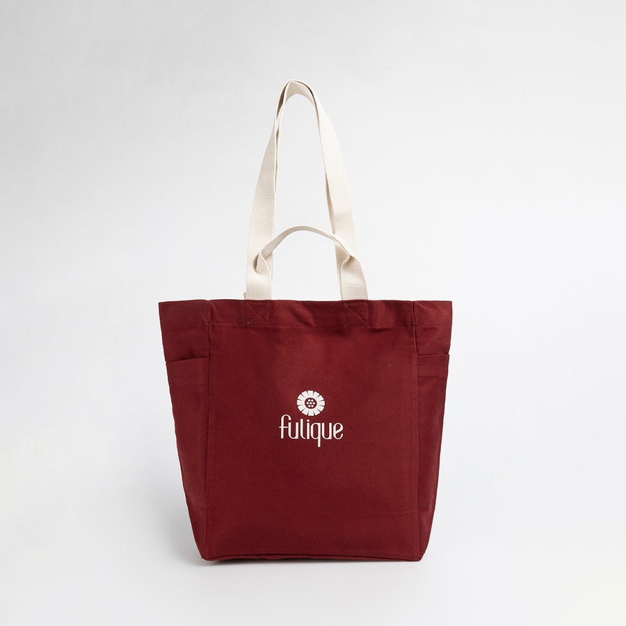 FULIQUE NEGRONI PLEASE Baskılı Bez Çanta