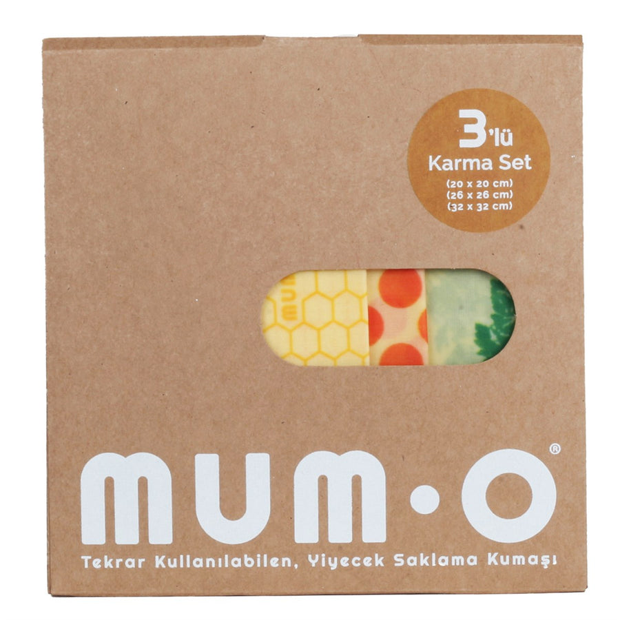 Mumo Balmumu Kumaşı 3'lü Karma Set