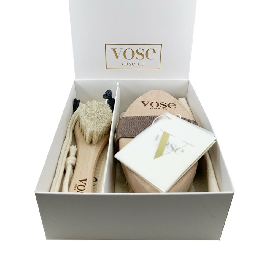 2' Li Set Doğal At Kılı Selülit (Begonia) + Yüz Fırçası