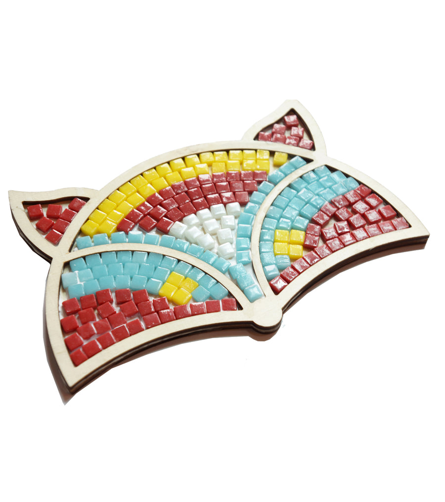 Tilki Cam Mozaik Puzzle, Mozaik Yapboz
