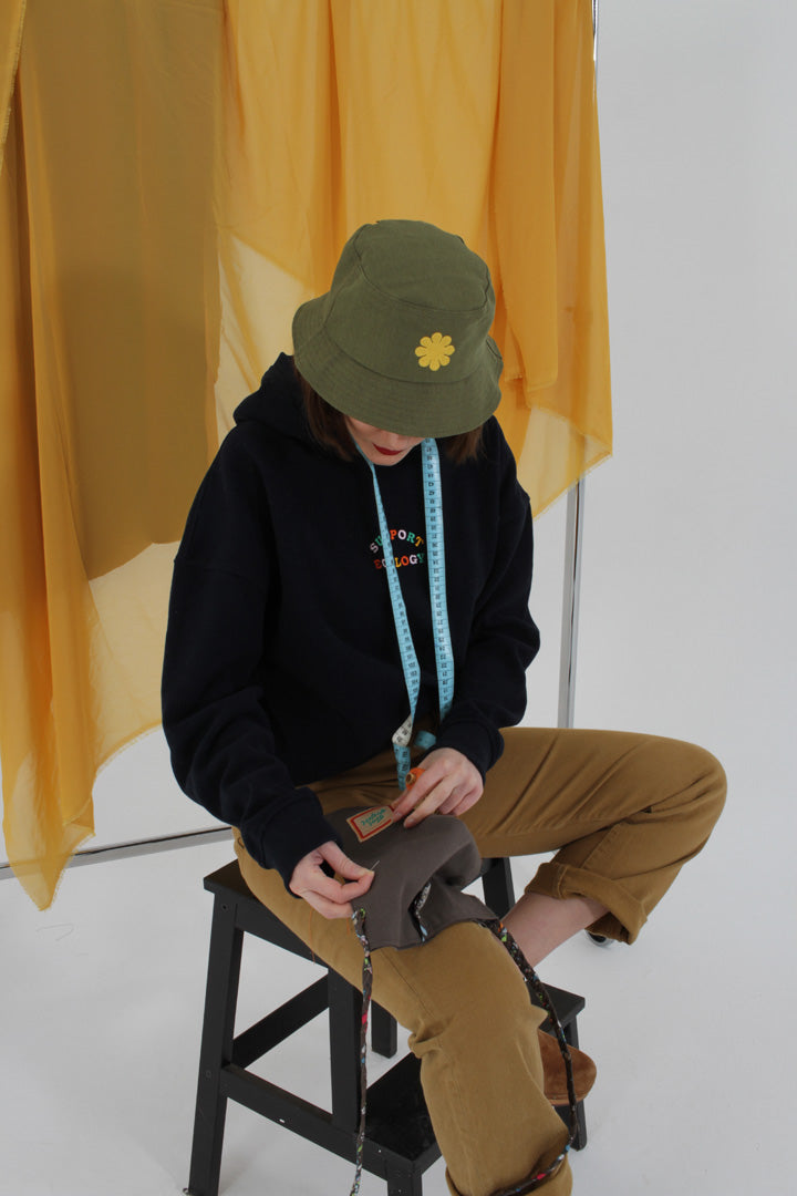 Daisy Hat / Seaweed Green