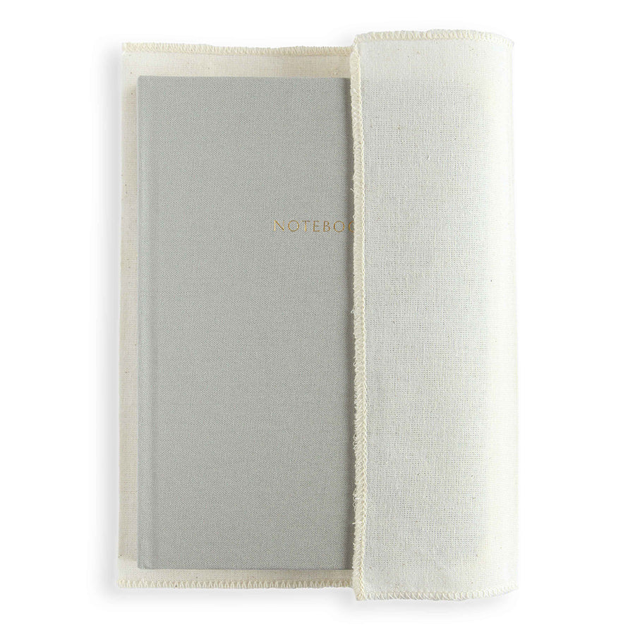 Linen Notebook, Gray