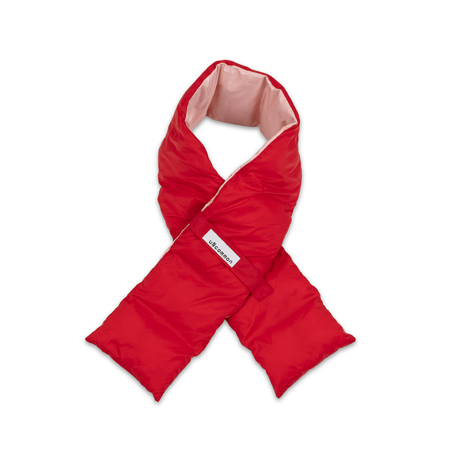 Puffy Scarf Red-Pink