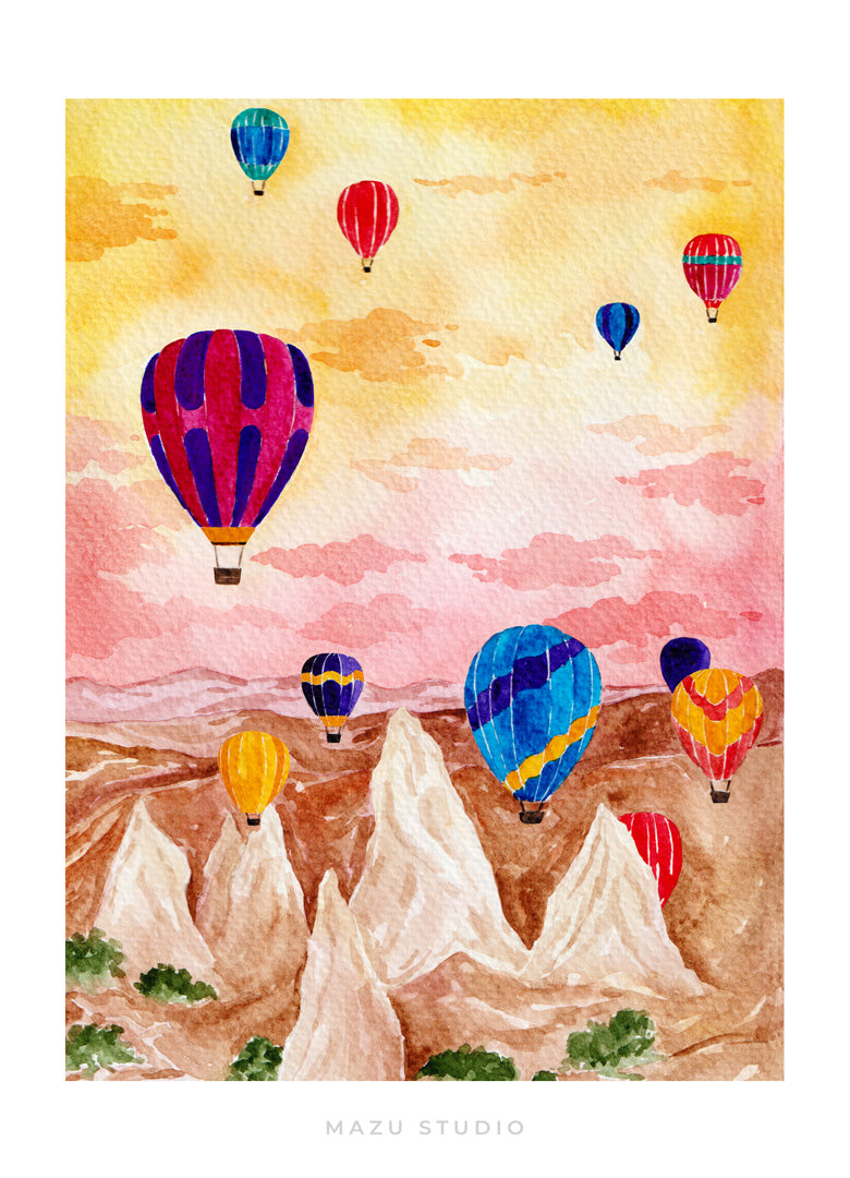 Kapadokya Art Print