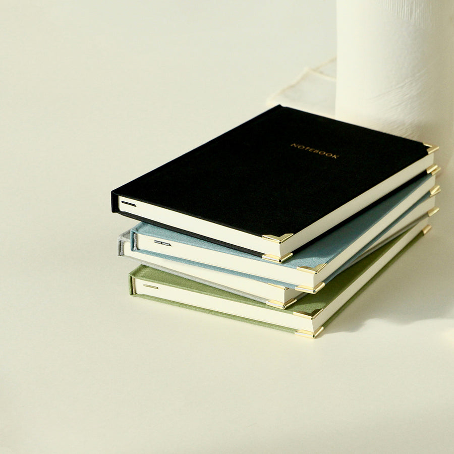 Linen Notebook, Black