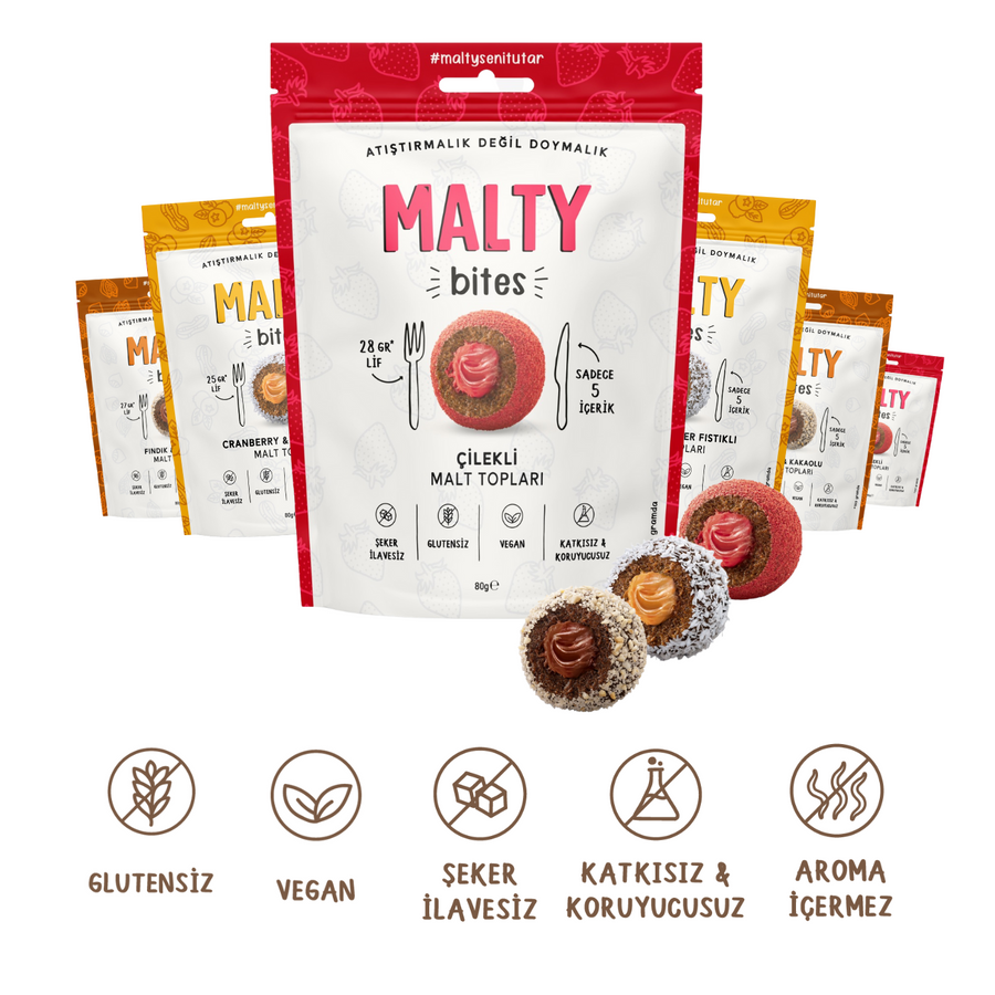 Malty Malt Topları Deneme Paketi – 6 Adet