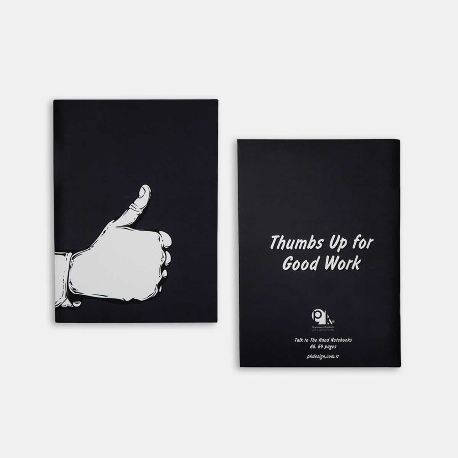Talk to the Hand Notebooks - Thumbs up